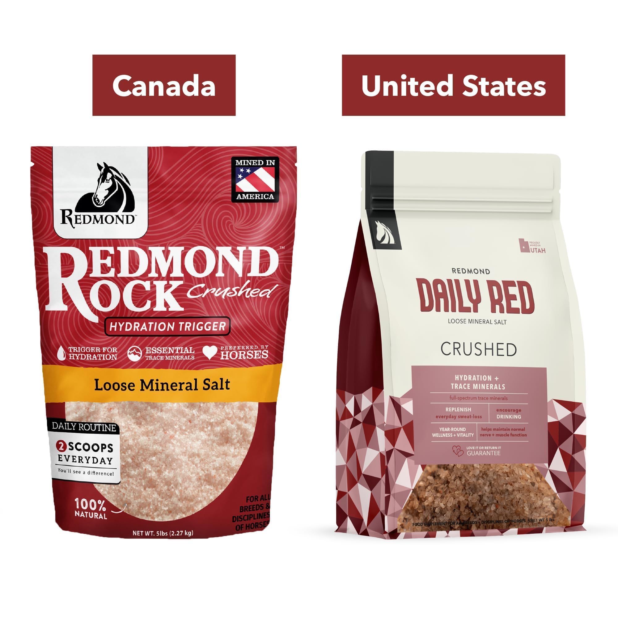REDMOND Daily RED Crushed storage scene suggests long shelf life.