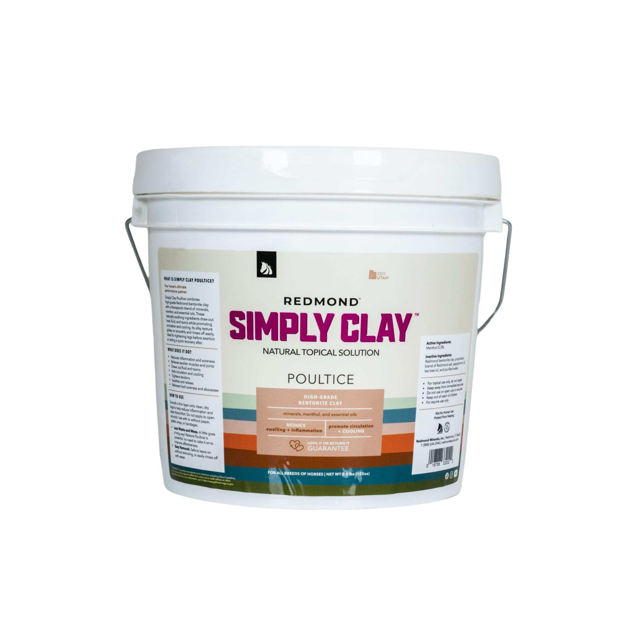 Redmond Red Edge Equine Poultice tube application supports pre-workout cooling and muscle prep