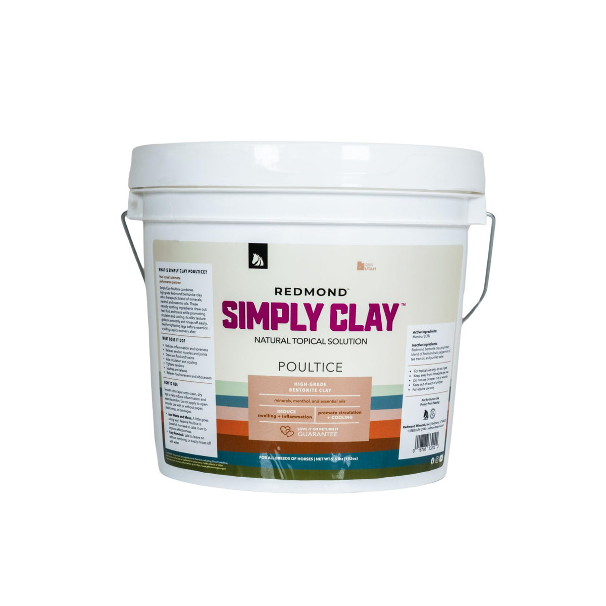 Redmond Red Edge Equine Poultice tube application supports pre-workout cooling and muscle prep