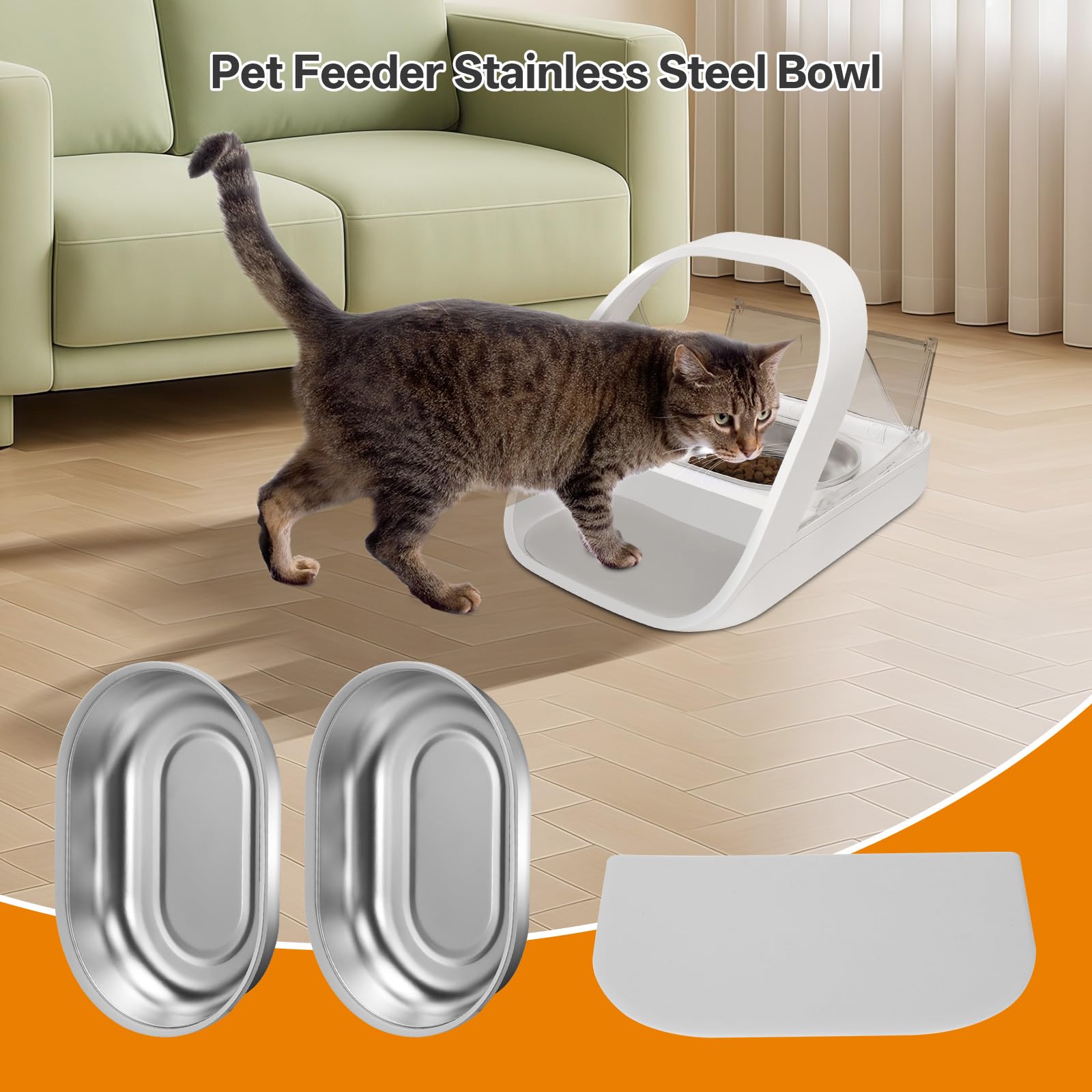 Redoso food-grade stainless steel ensures safe, BPA-free feeding components.