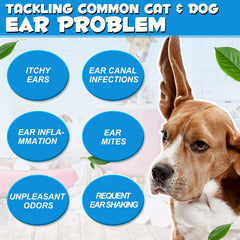 Redshine ear drops cat-application supports gentle ear hygiene.