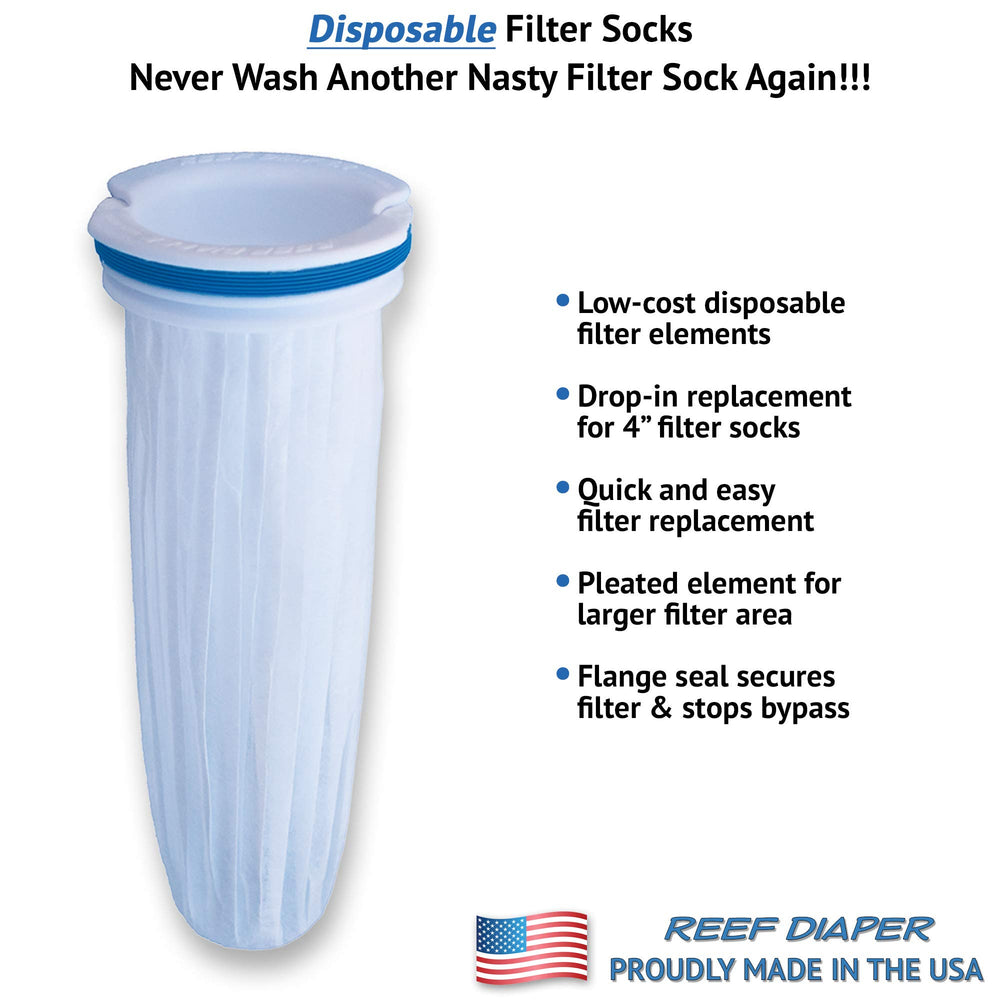 Reef Diaper reusable flange assembly simplifies maintenance