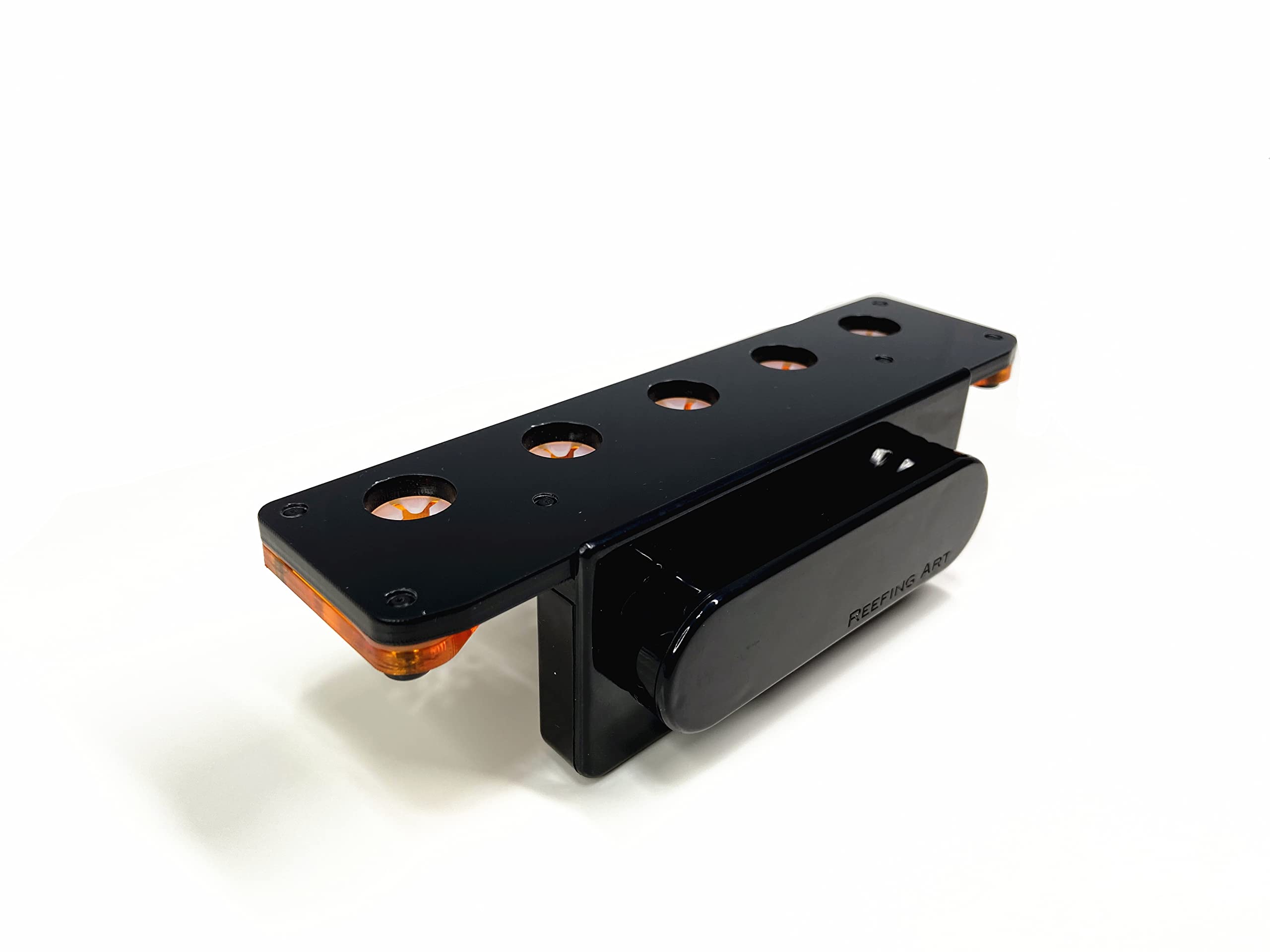 Reefing Art magnetic extendable frag rack minimizes frag movement during routine maintenance.