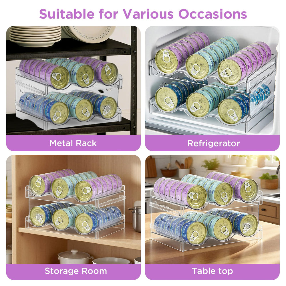 REFLYING cat can organizer reinforced holds heavier cans securely