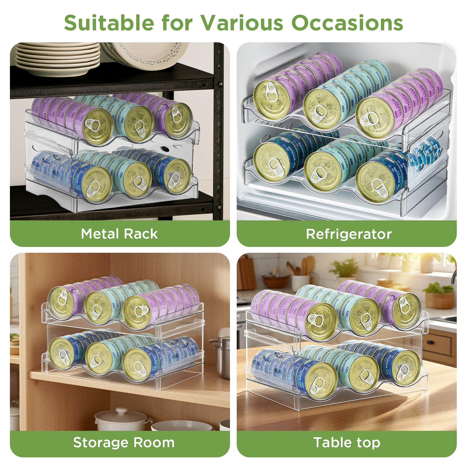 REFLYING durable stackable rack withstands daily use without warping.