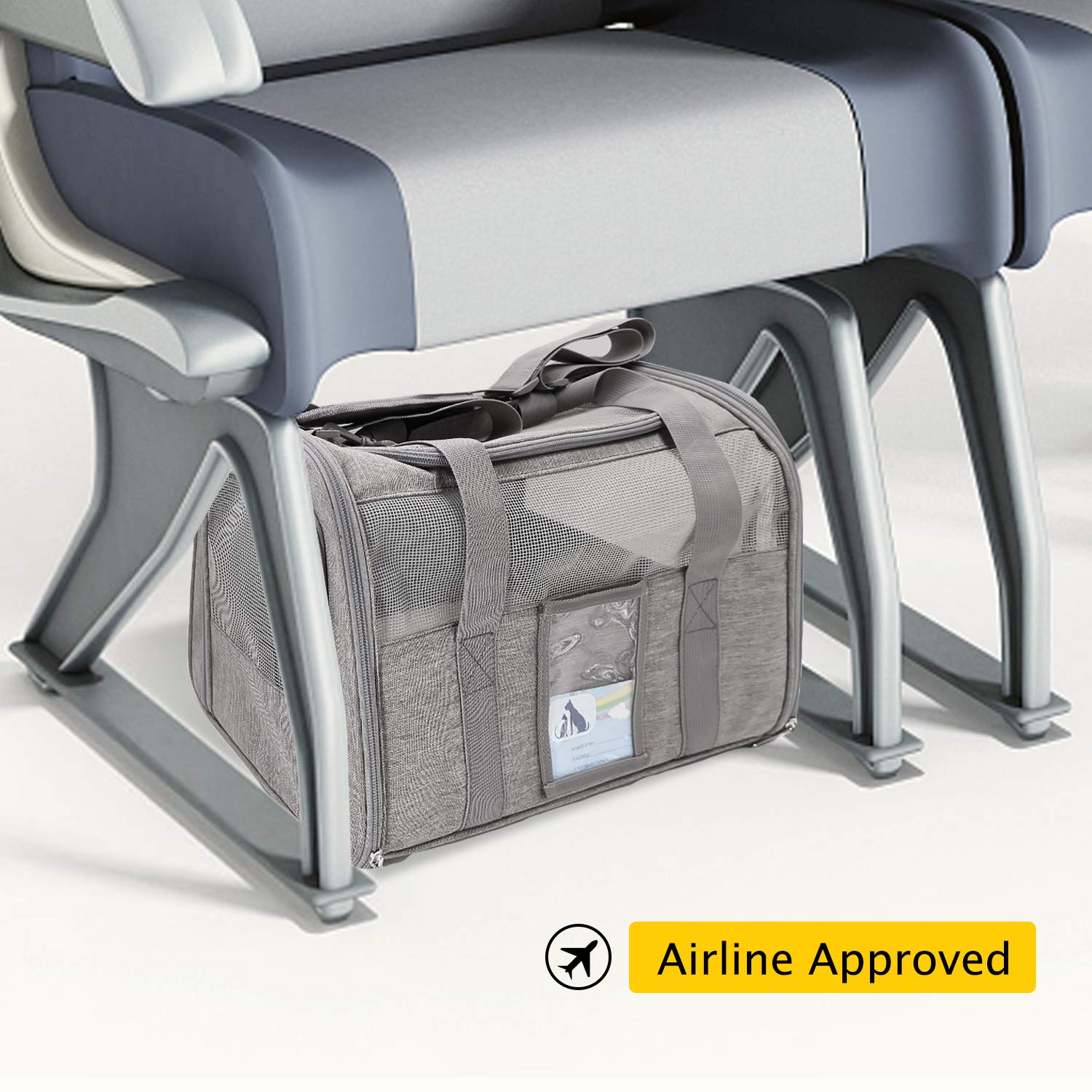 Refrze Cat Carrier is lightweight and foldable for travel
