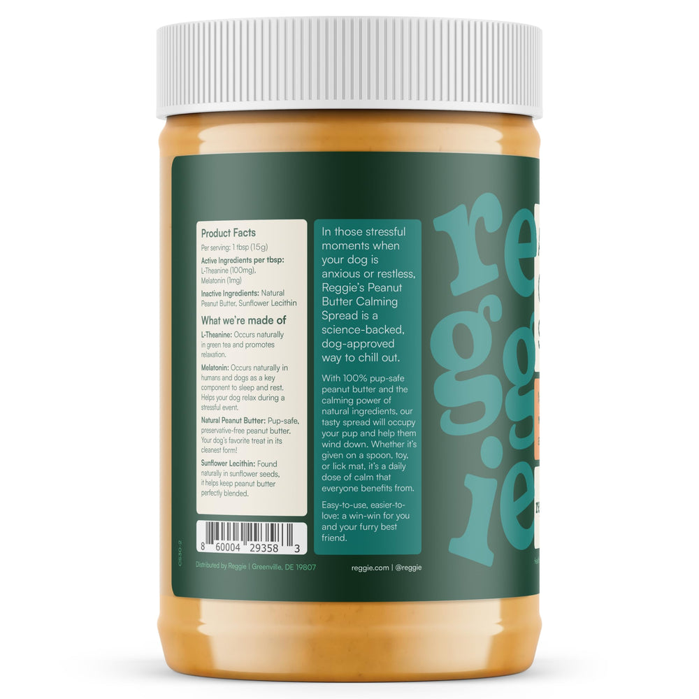 Reggie Calming Spread USA-made production scene emphasizing safety standards.