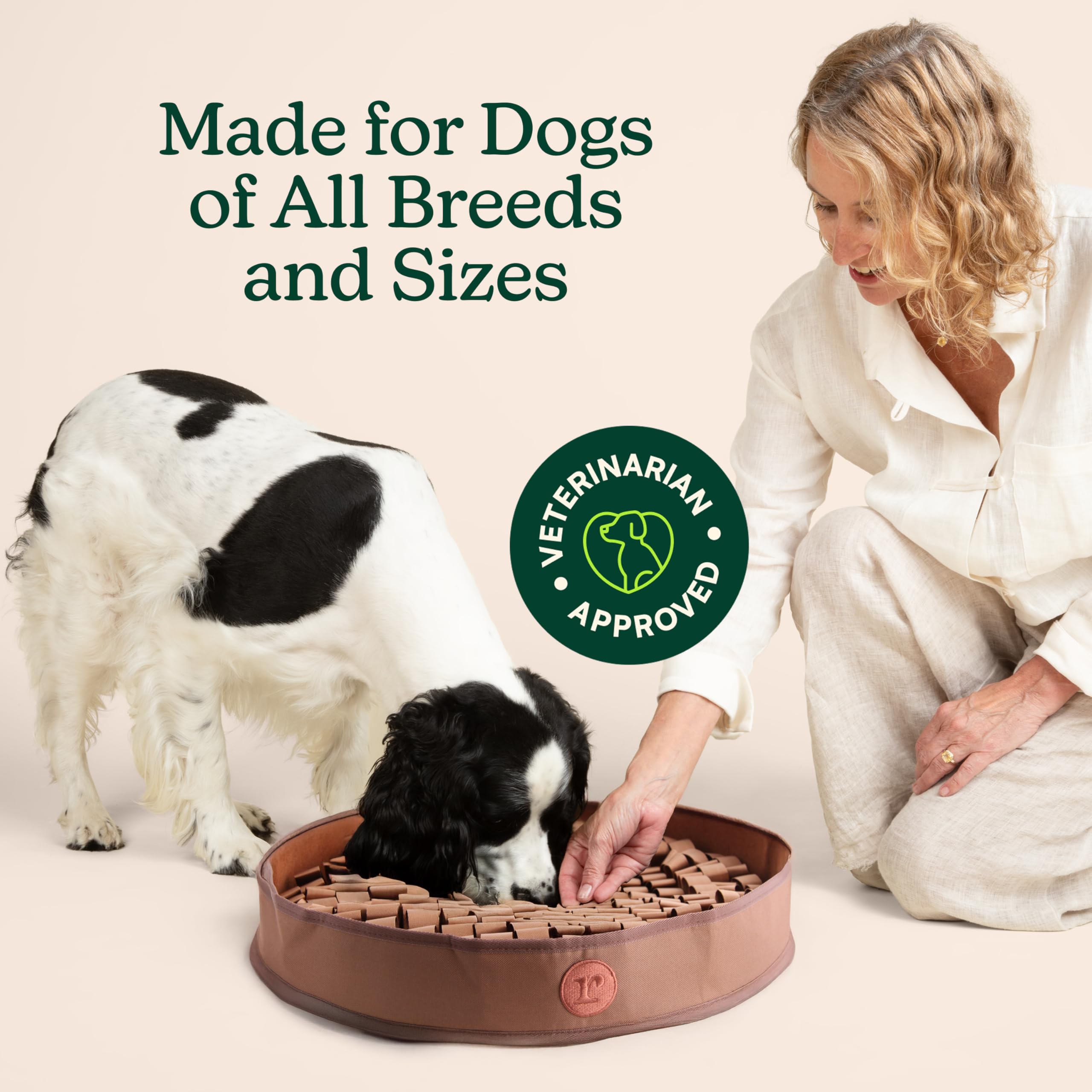 Reggie Snuffle Mat machine-washable design for easy cleaning after sniffing sessions.