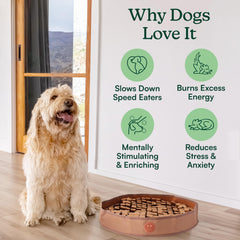 Reggie Snuffle Mat interior loops texture promotes mental stimulation and curiosity.