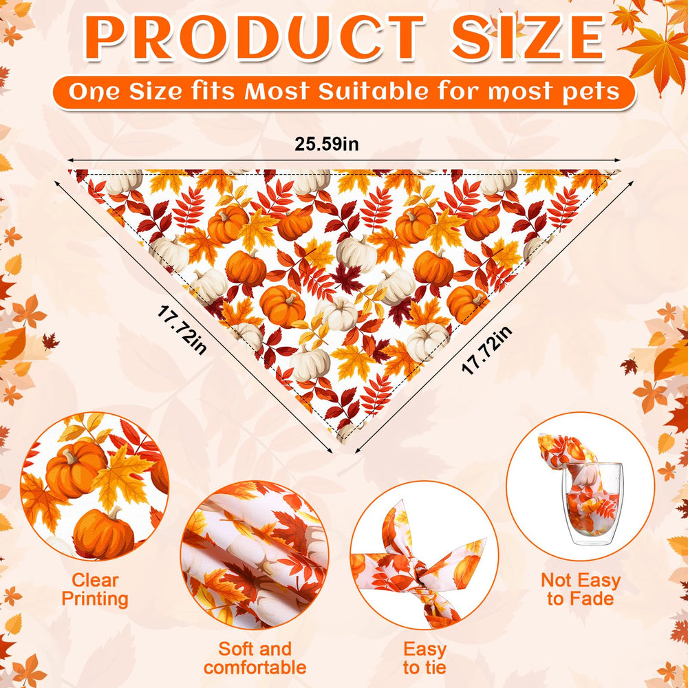 Reginary adjustable dog bandana features soft polyester for comfortable daily wear.