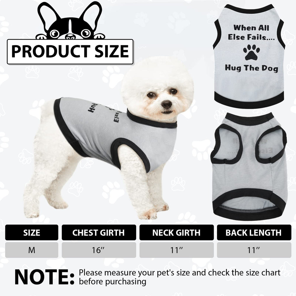 Reginary breathable cotton dog T-shirt keeps pets cool on warm days.
