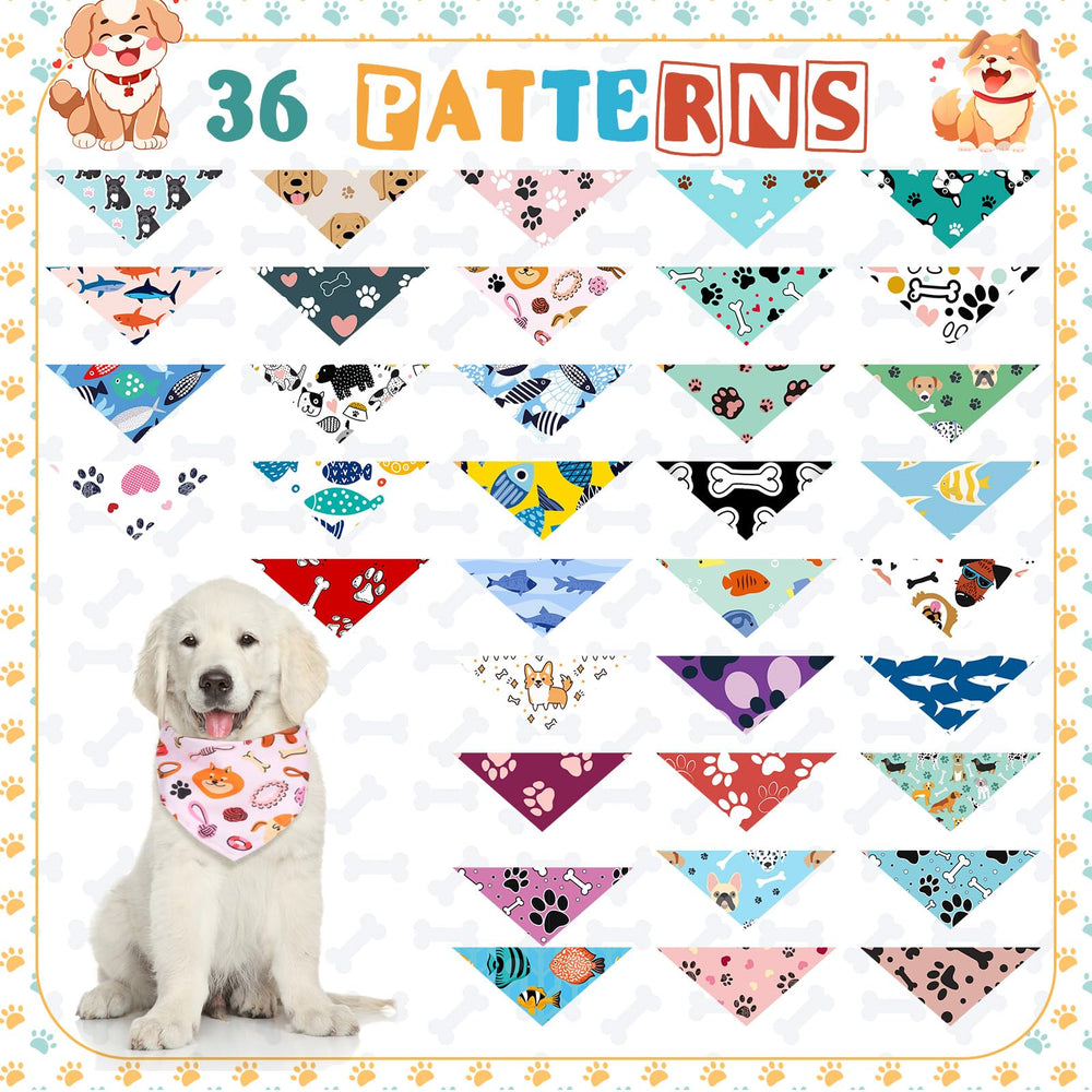Reginary dog bandana measures 65 x 45 cm for a secure, flexible fit.