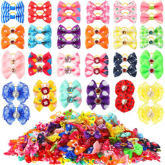 Reginary dog bows color variety for daily pet styling and photos.