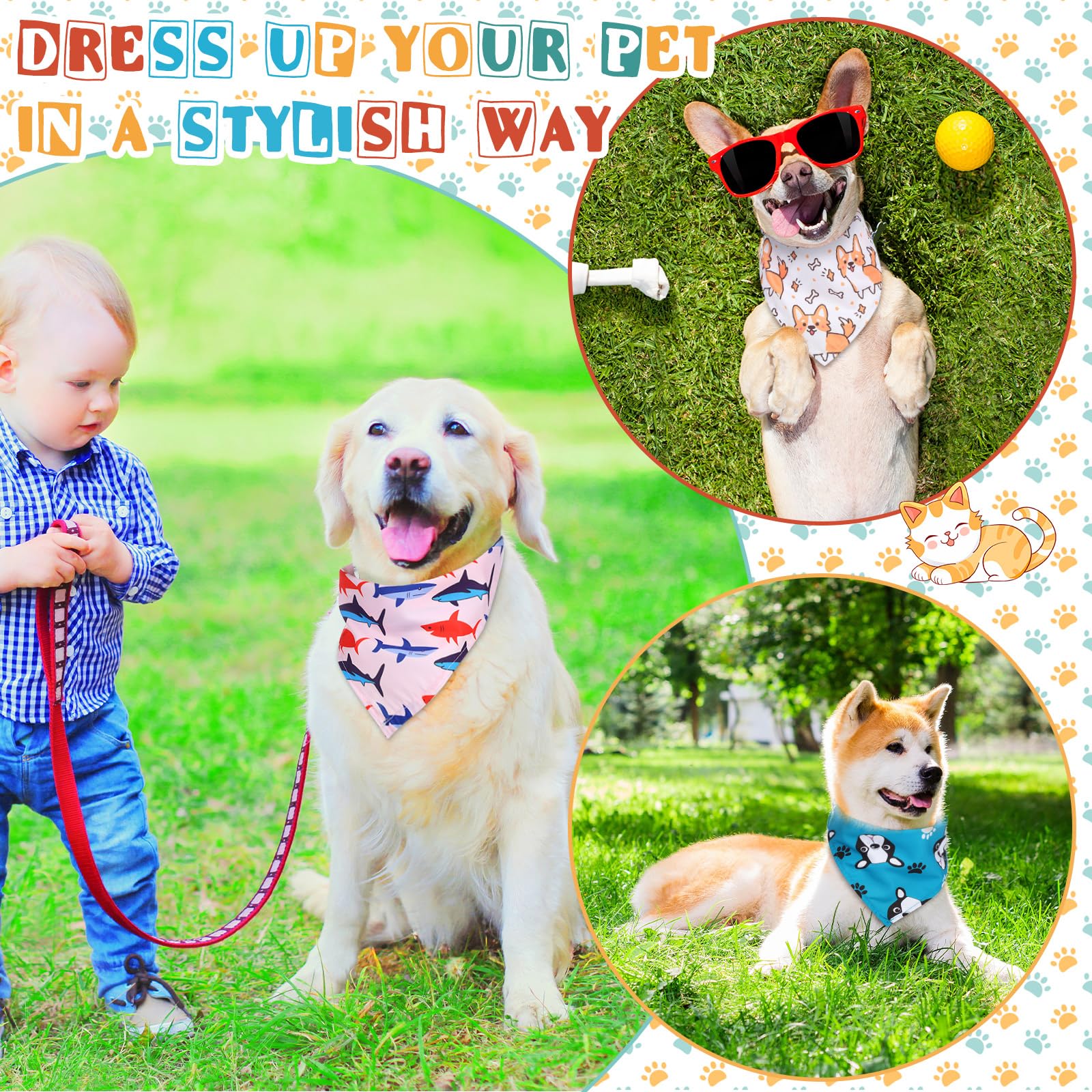 Reginary holiday patterns add bright summer flair for photos and outings.
