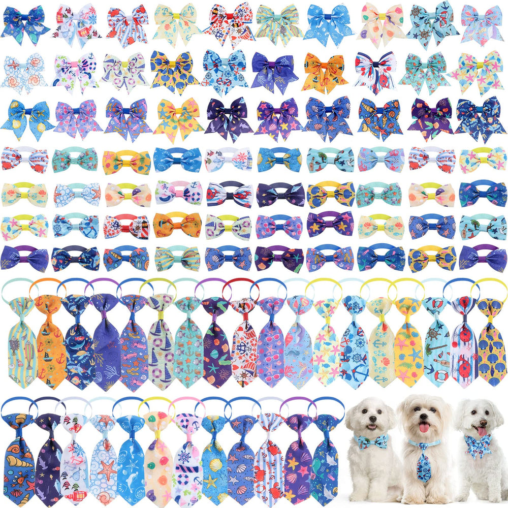 Reginary Ocean dog bow tie set packaging for easy gifting and storage.