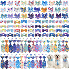 Reginary Ocean dog bow tie set packaging for easy gifting and storage.