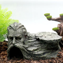 relaqcc Gecko Hide Cave entry provides a secure retreat for geckos