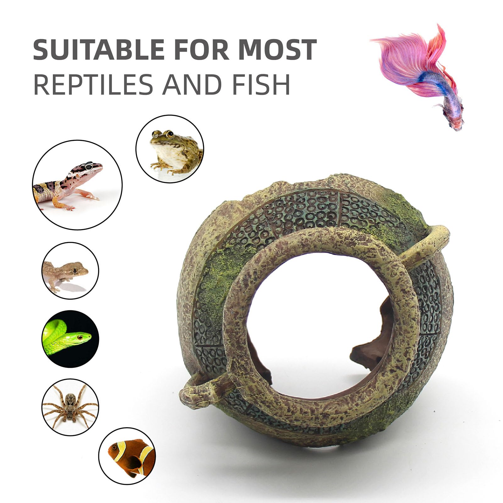 relaqcc multi-purpose decor adds depth and enrichment to any tank