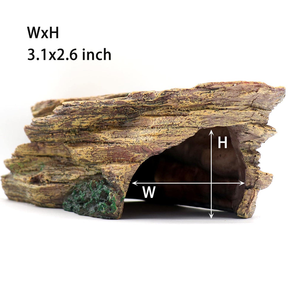 relaqcc naturalistic rock arch decor blends with habitat and invites exploration