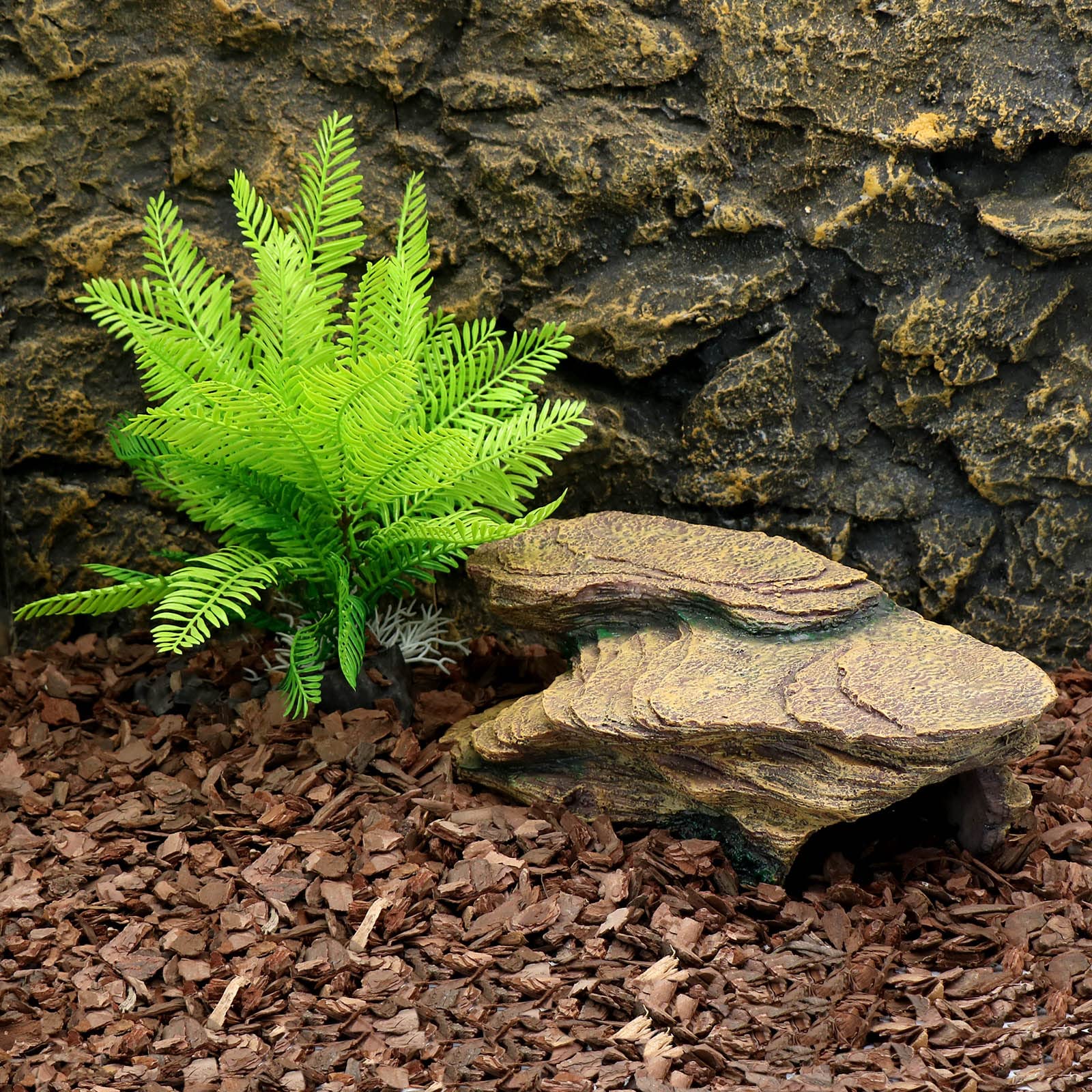 relaqcc reptile cave hideout rock formation creates a secure escape and retreat