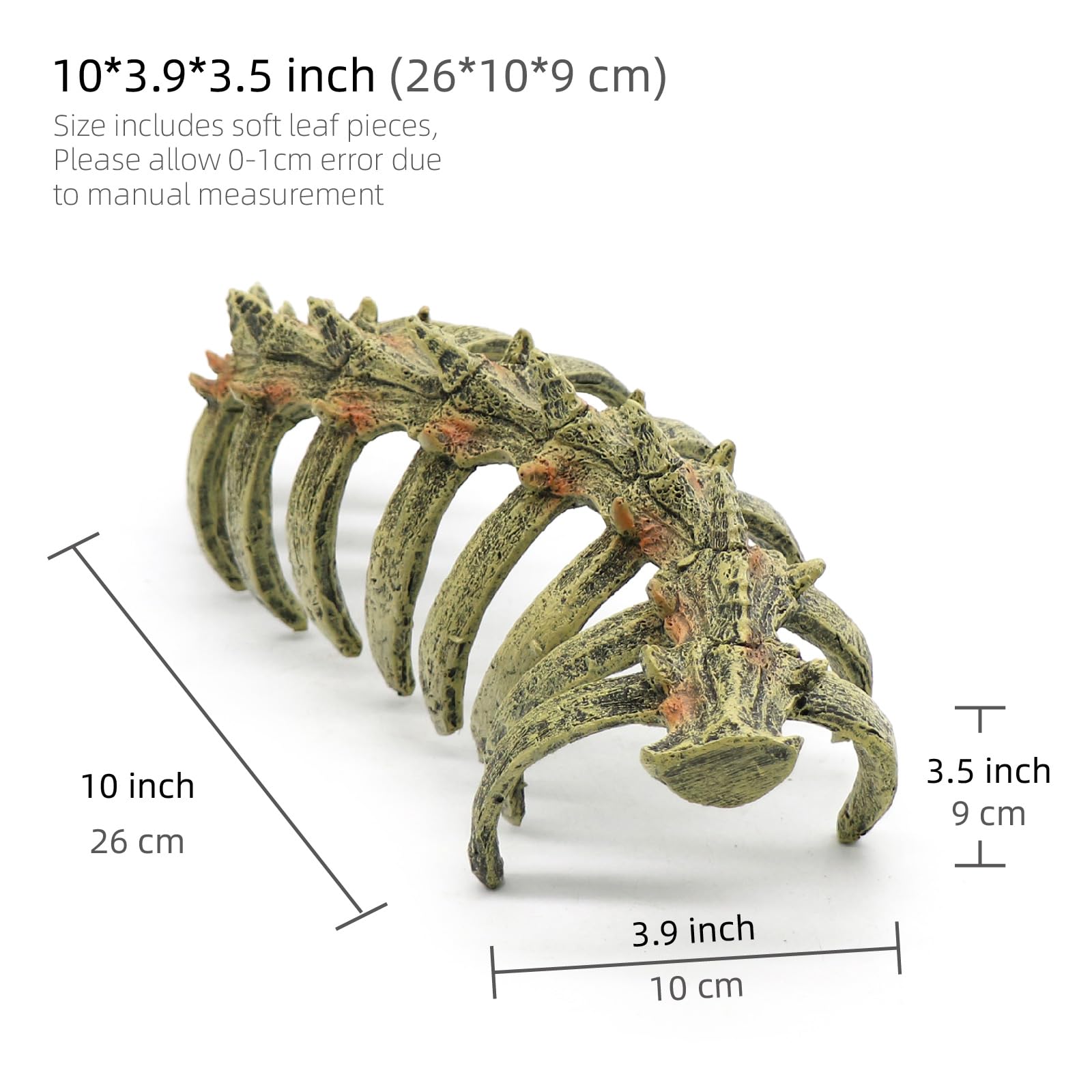 relaqcc trunk cave tank decoration creates refuge for small fish and terrarium dwellers.