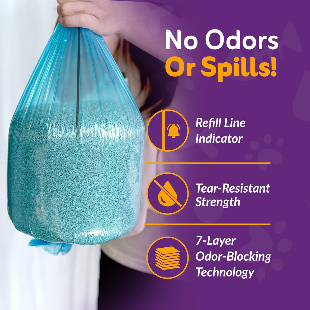 Reli. Jumbo leak-proof design seals smells effectively