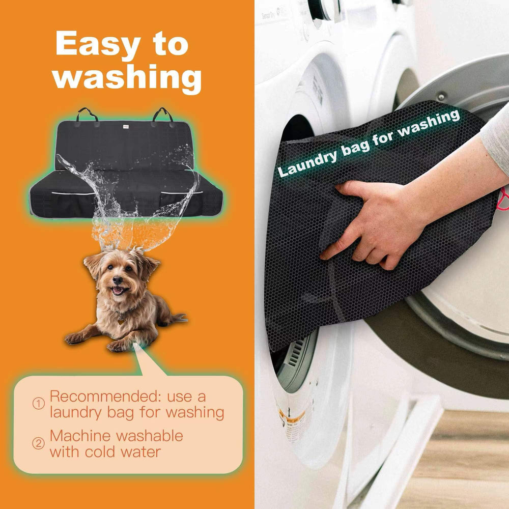 Reliadura dog travel with organized pockets for essentials on road trips.