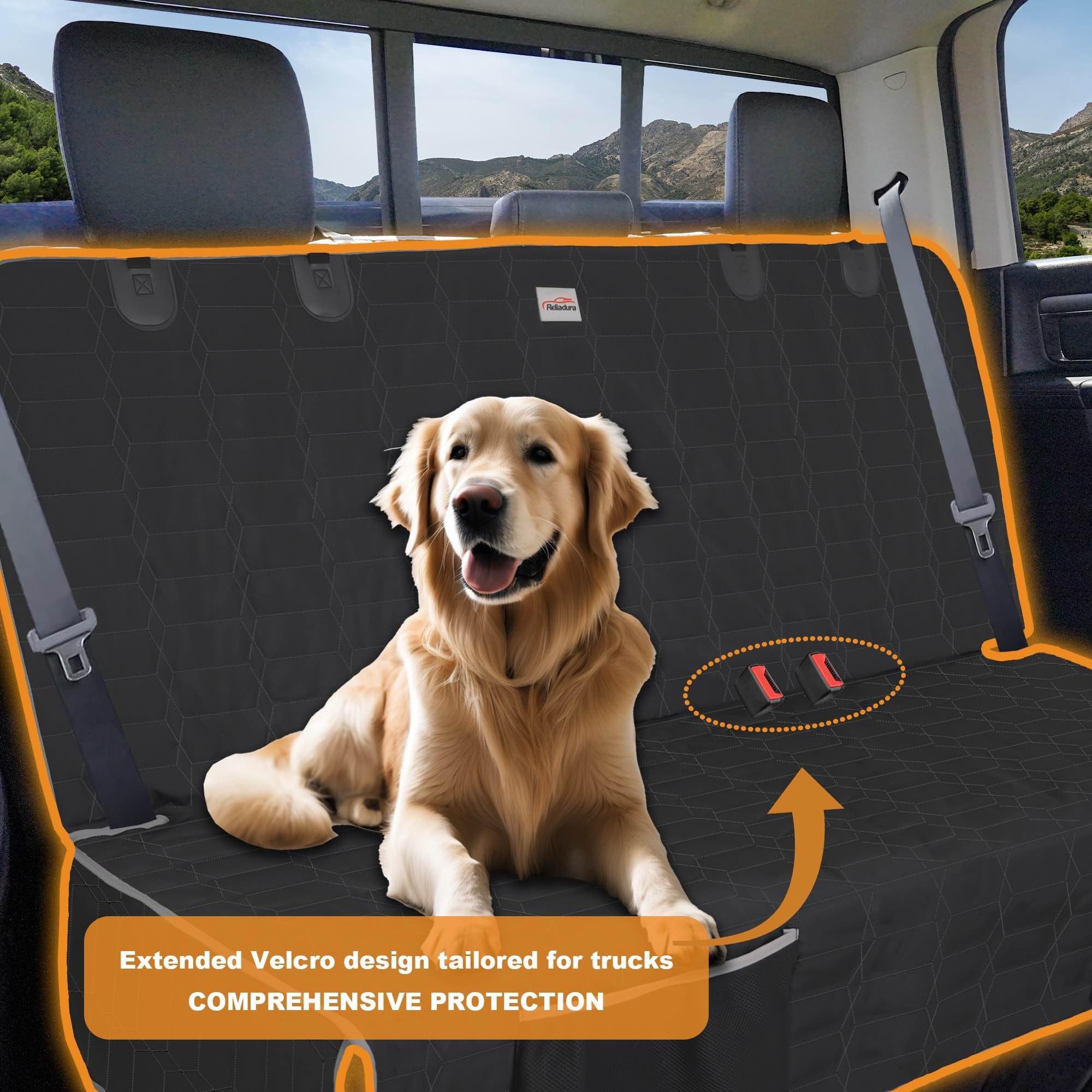 Reliadura washable fabric seat cover remains fresh after washing.