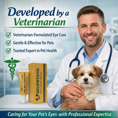 RELIPHTASOL vet-formulated eye care supports trusted pet eye hygiene.