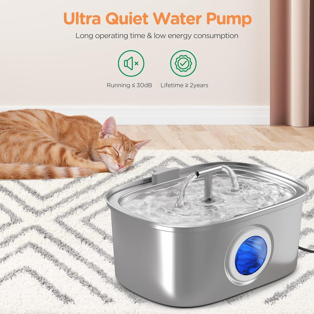 Rellaty quadruple filtration delivers cleaner water with fewer impurities for cats.