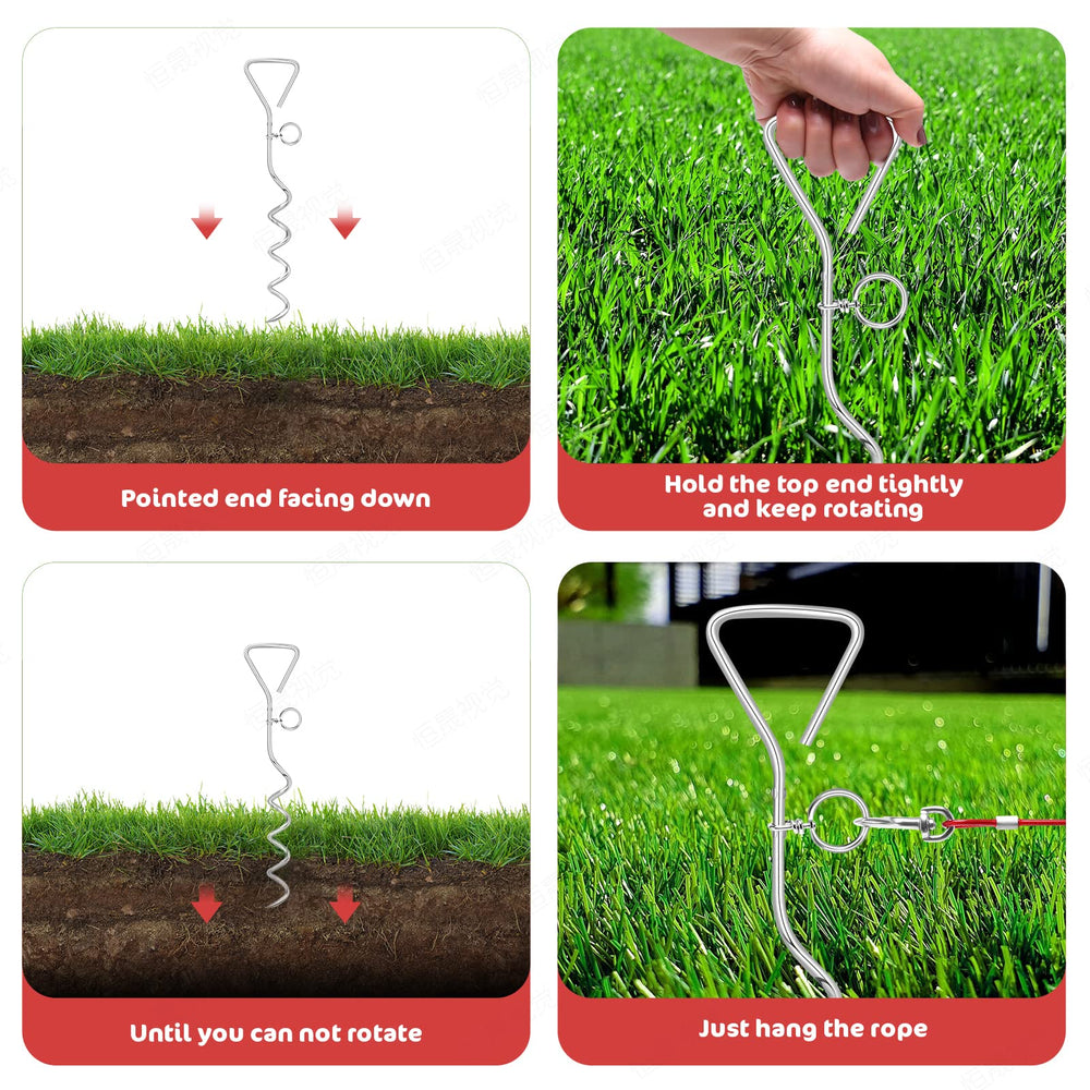 Relux portable stake kit ideal for camping with dogs