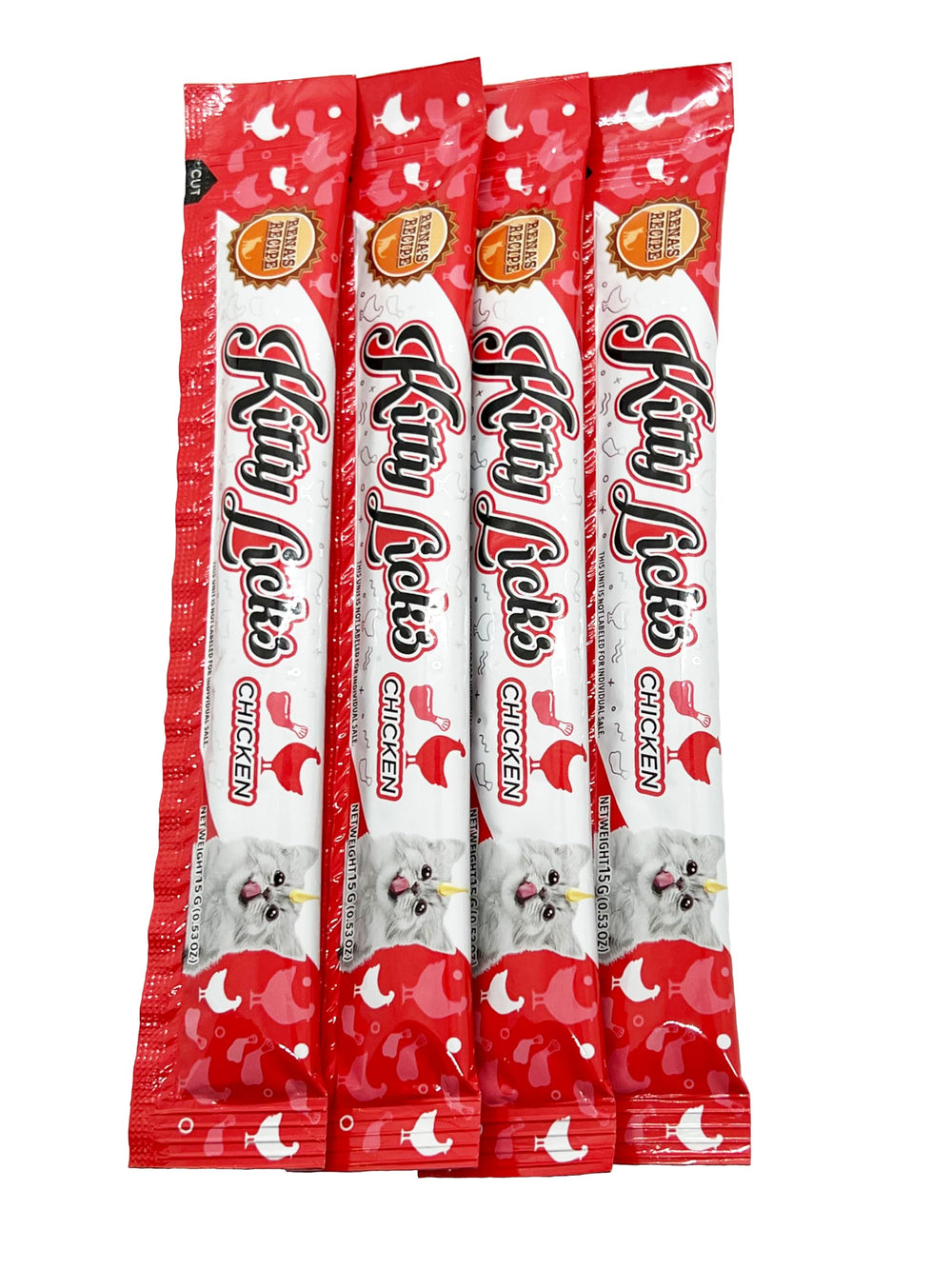 Rena's Recipe Kitty Licks 60-tubes value pack for ongoing treats.
