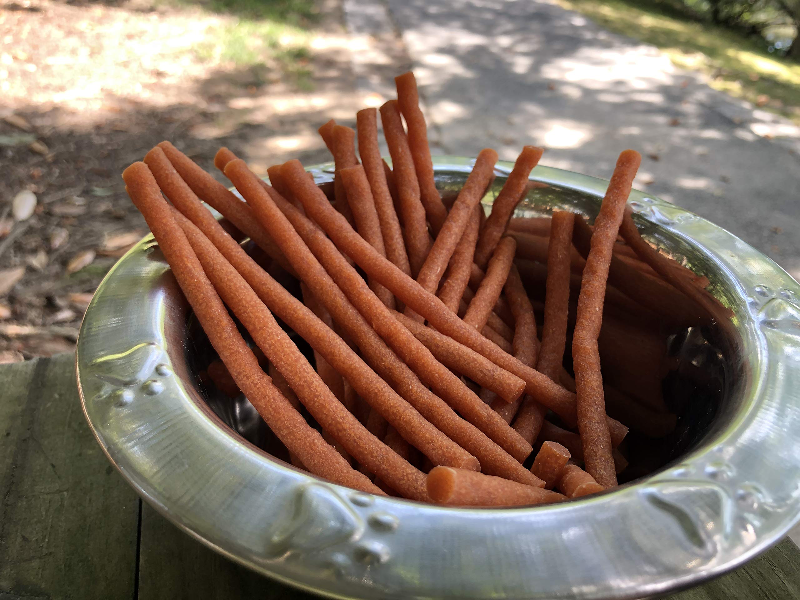 Rena's Recipe Twiggly Chicken Sticks big pack with around 100 pieces for multi-dog households.