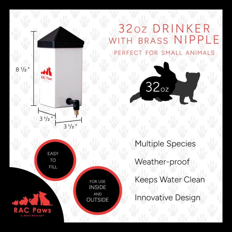 Flip-top cap for quick refills on RentACoop waterer.