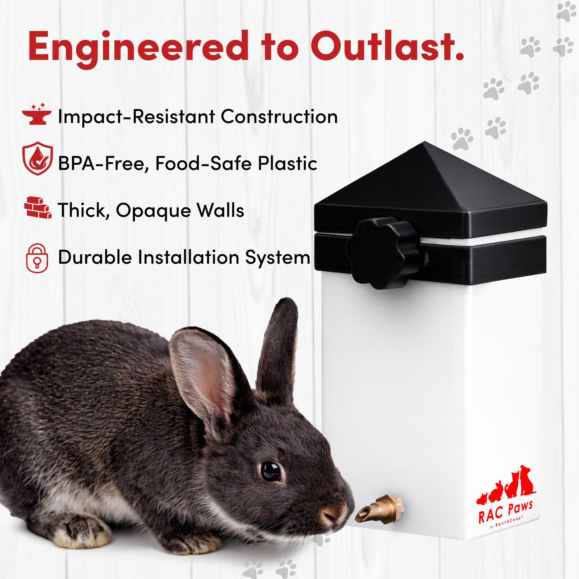 No backflow design prevents contamination and spills in multi-pet setups