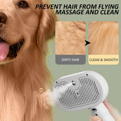 ReNu Dog Brush 304 stainless steel teeth for gentle snag-free brushing.