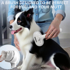 Renu Dog Brush grooming tool suits long and short coats.