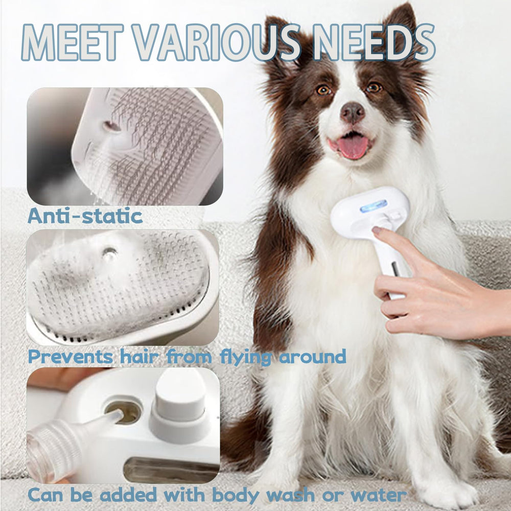 ReNu Dog Brush Hair Removal Comb lifts loose fur efficiently.