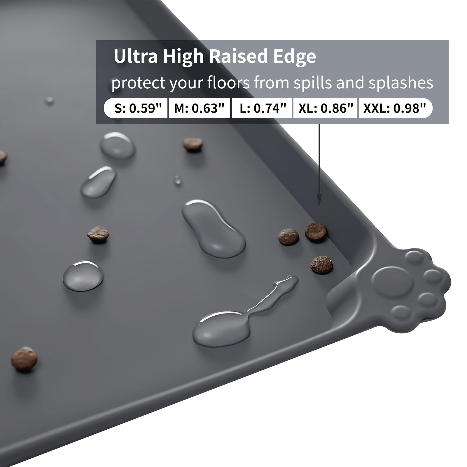 Reopet BPA-free silicone ensures safe, odorless serving of warm meals.
