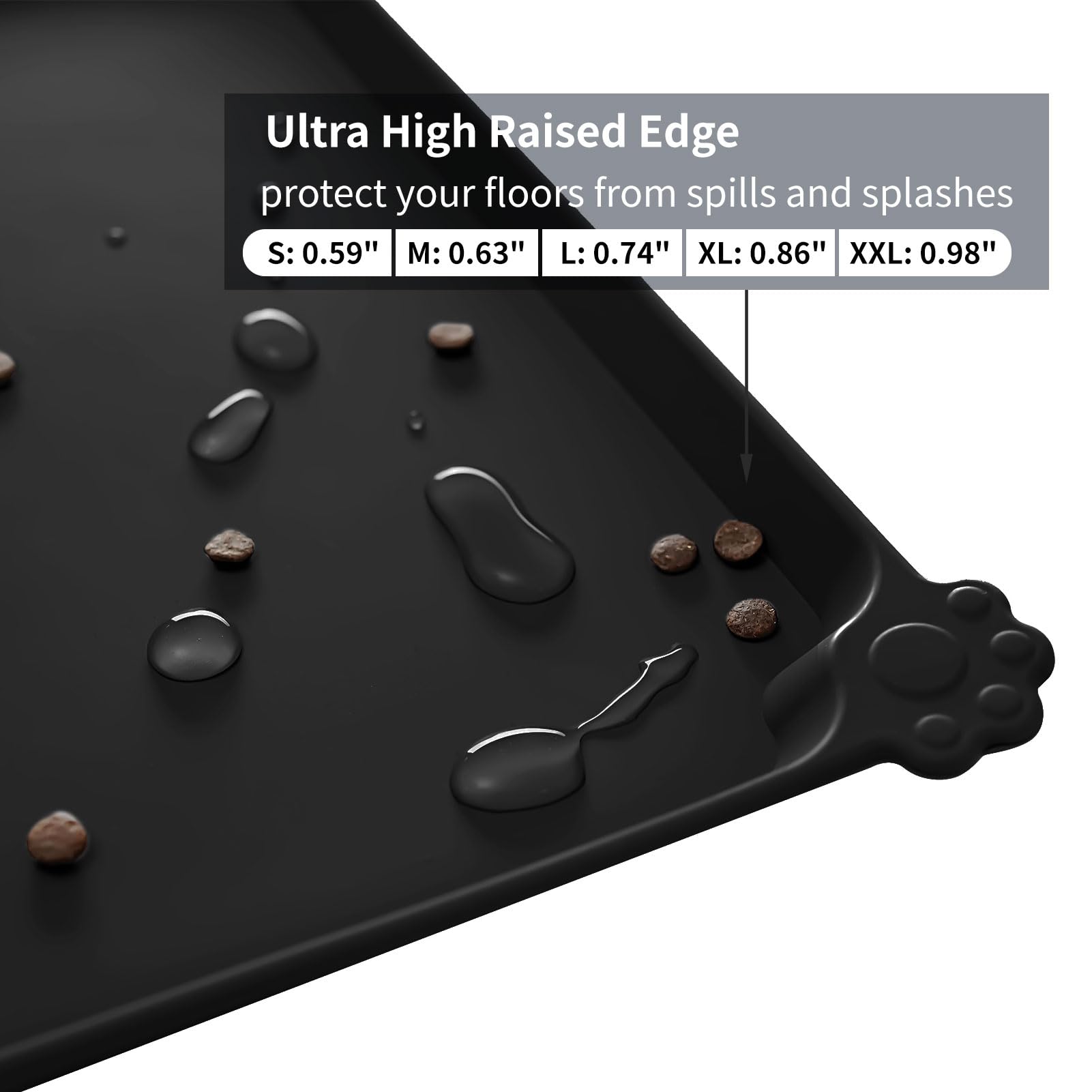 Reopet BPA-free silicone provides safe, odorless meal surfaces.