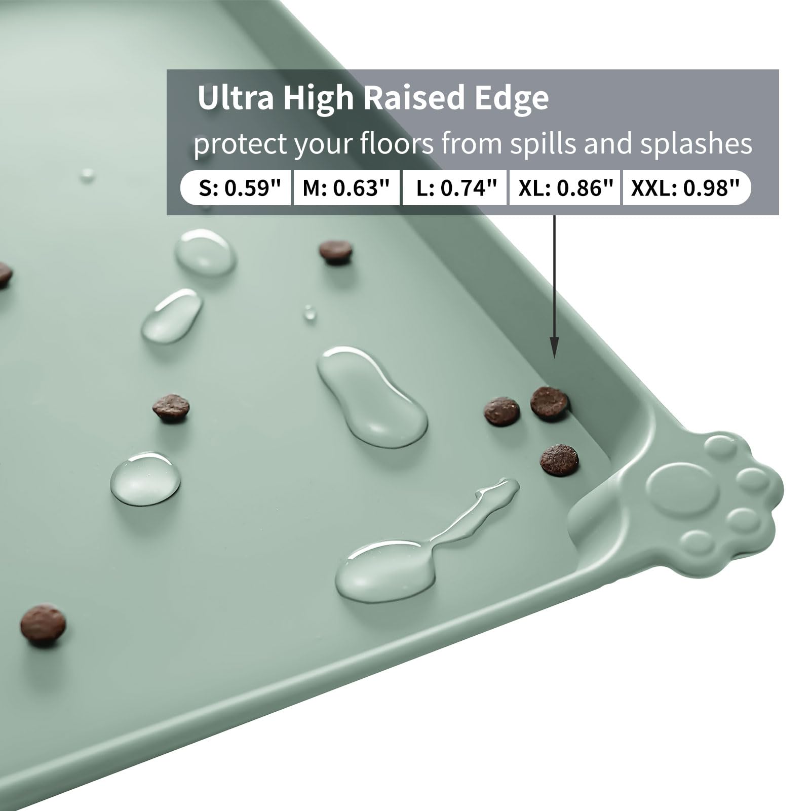 Reopet heavy, thick design stays put at every mealtime.