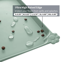 Reopet heavy, thick design stays put at every mealtime.