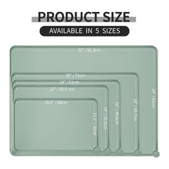 Reopet non slip traction surface keeps bowls in place during meals.