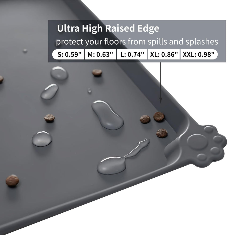 Reopet mat non-slip texture keeps bowls in place