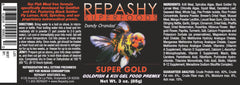Repashy Super Gold premix being mixed with water for gel feeding.