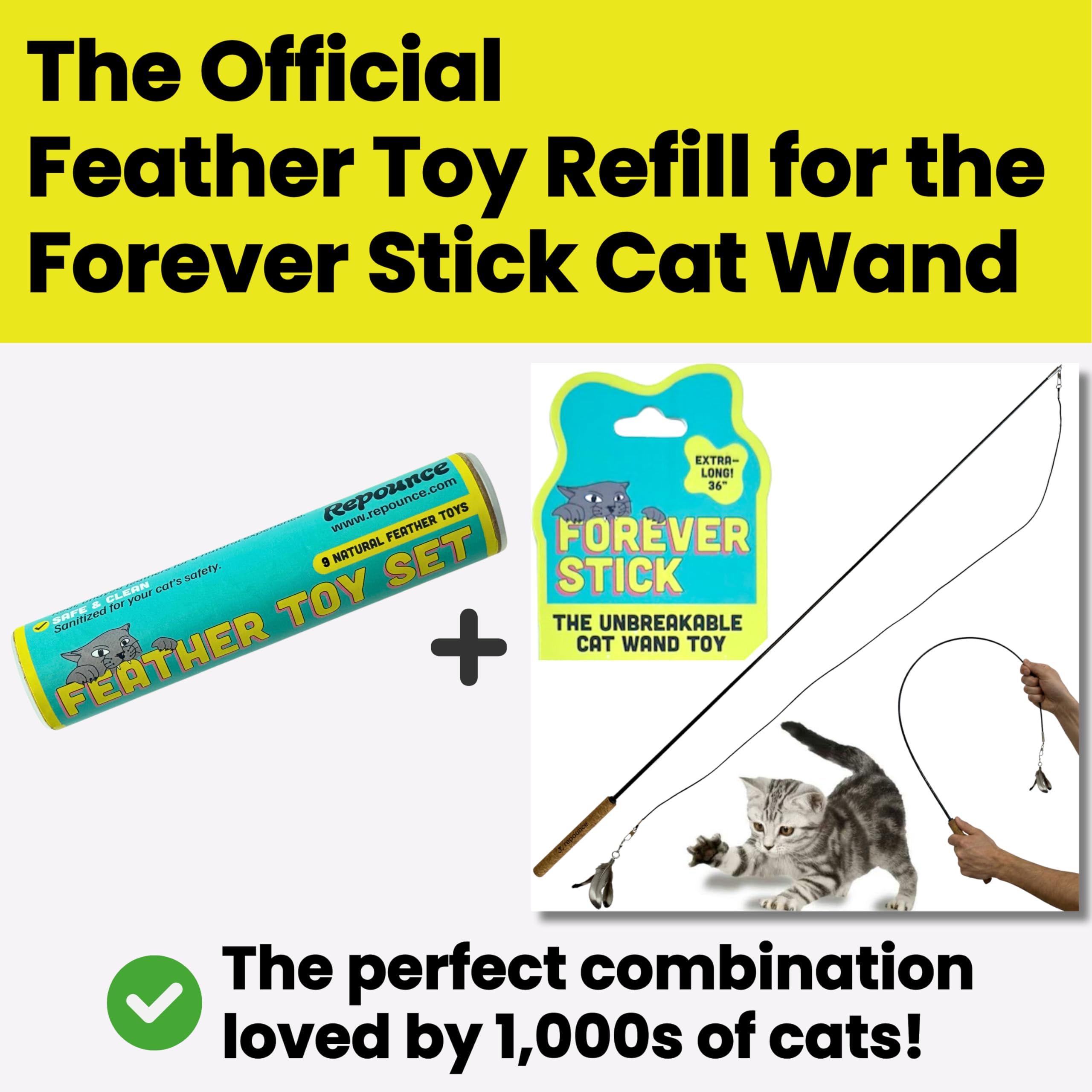 Durable construction withstands enthusiastic pouncing and swats.