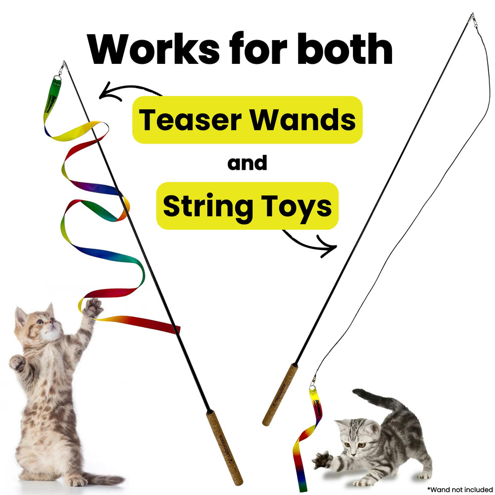 Repounce cat wand refills attach to most wands for easy swaps