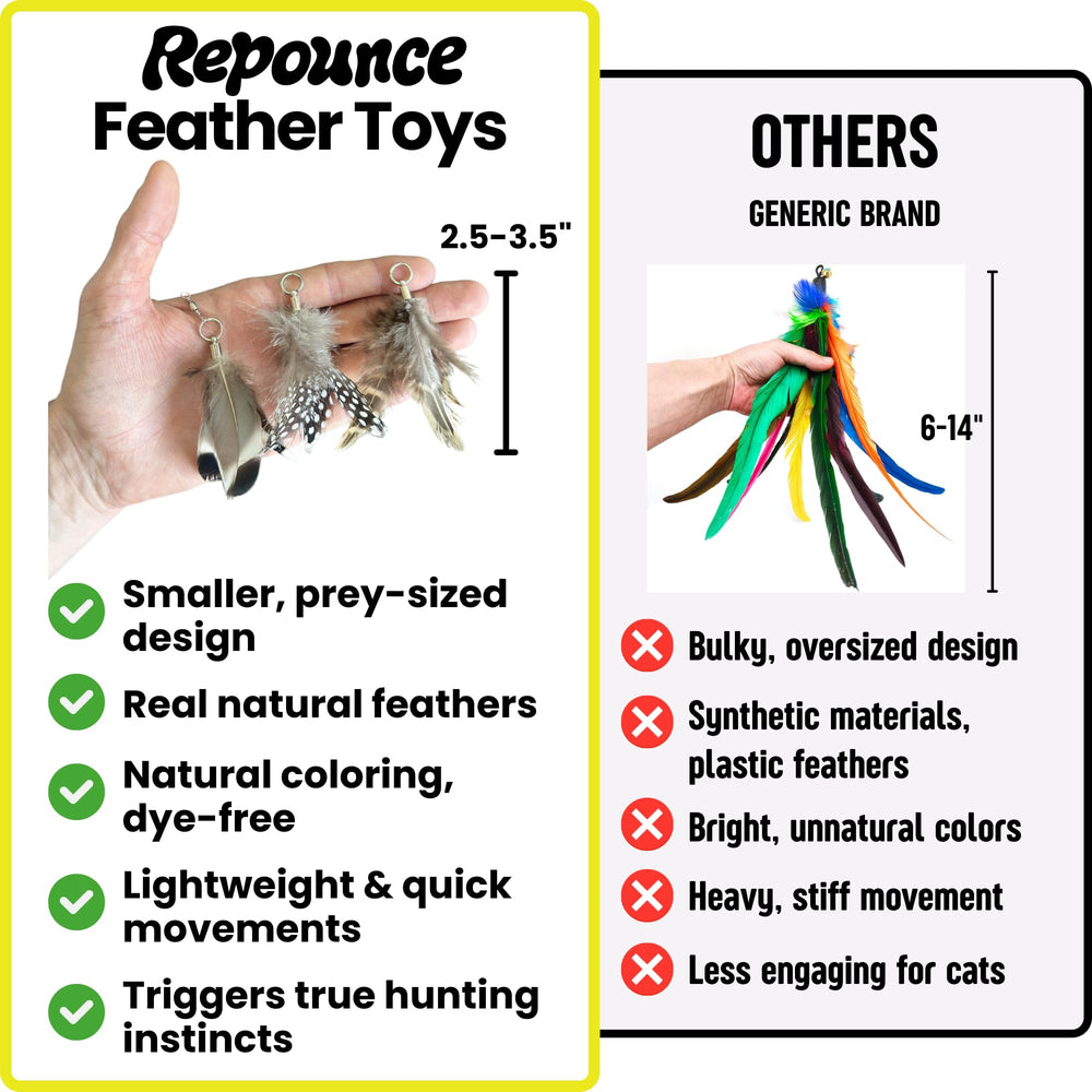 Repounce Forever Stick feather-attachment-style-a offers fresh hunting-like fun.
