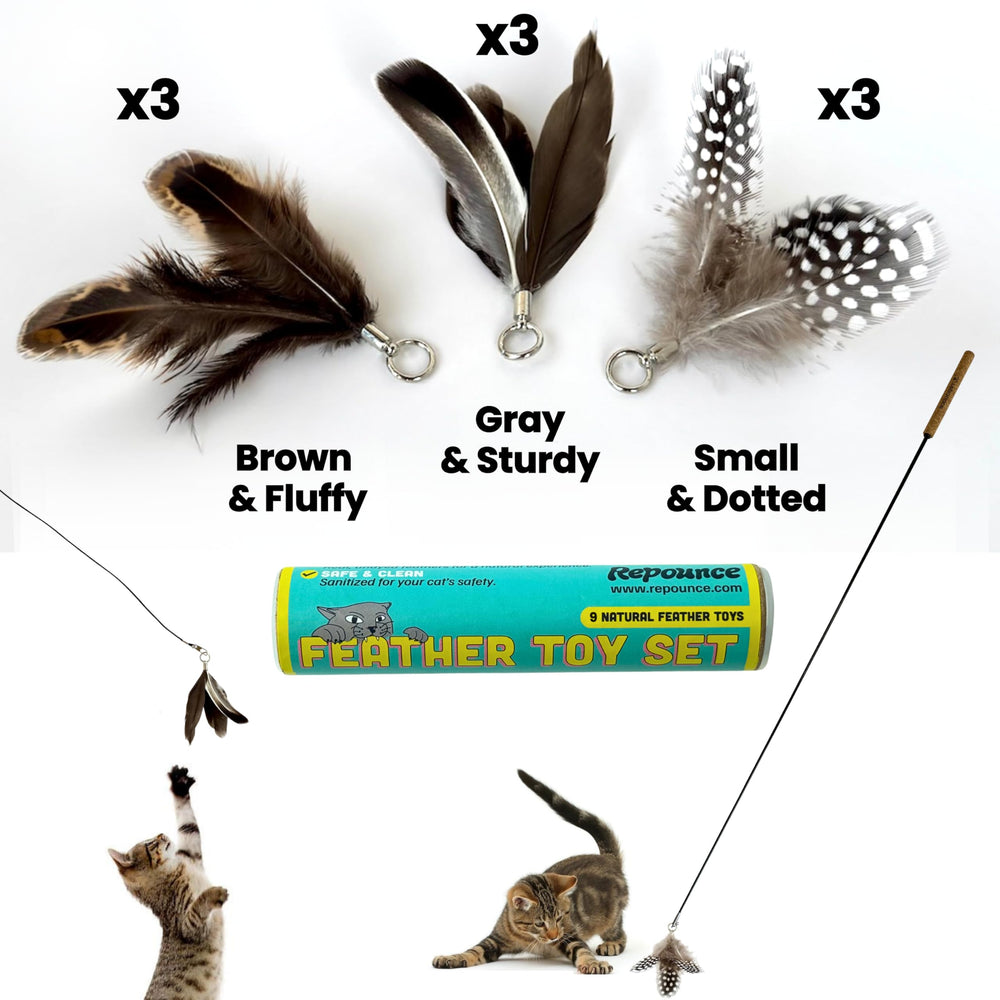 Repounce Forever Stick feather-attachment-style-c delivers different fluttering motion.