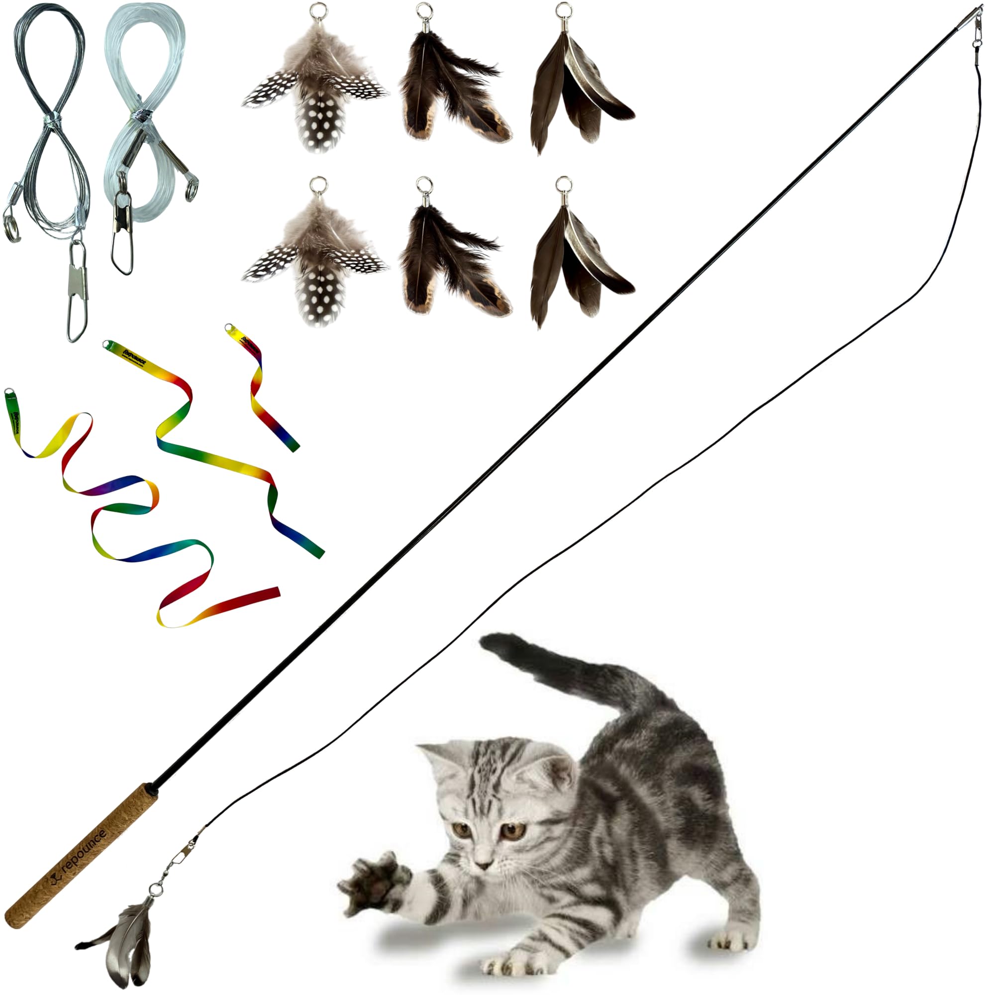 Repounce Forever Stick wand with durable handle for extended indoor play.